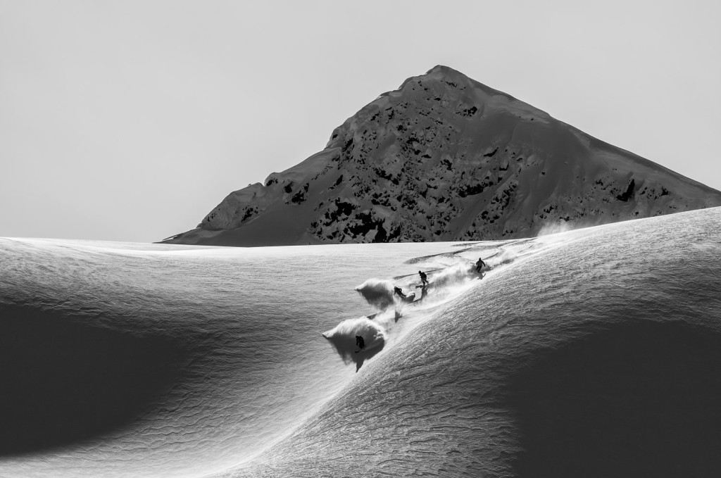 Ok, Maybe When You're Heli Skiing, Being In A Group Isn't So Bad... Photo - Dave Silver