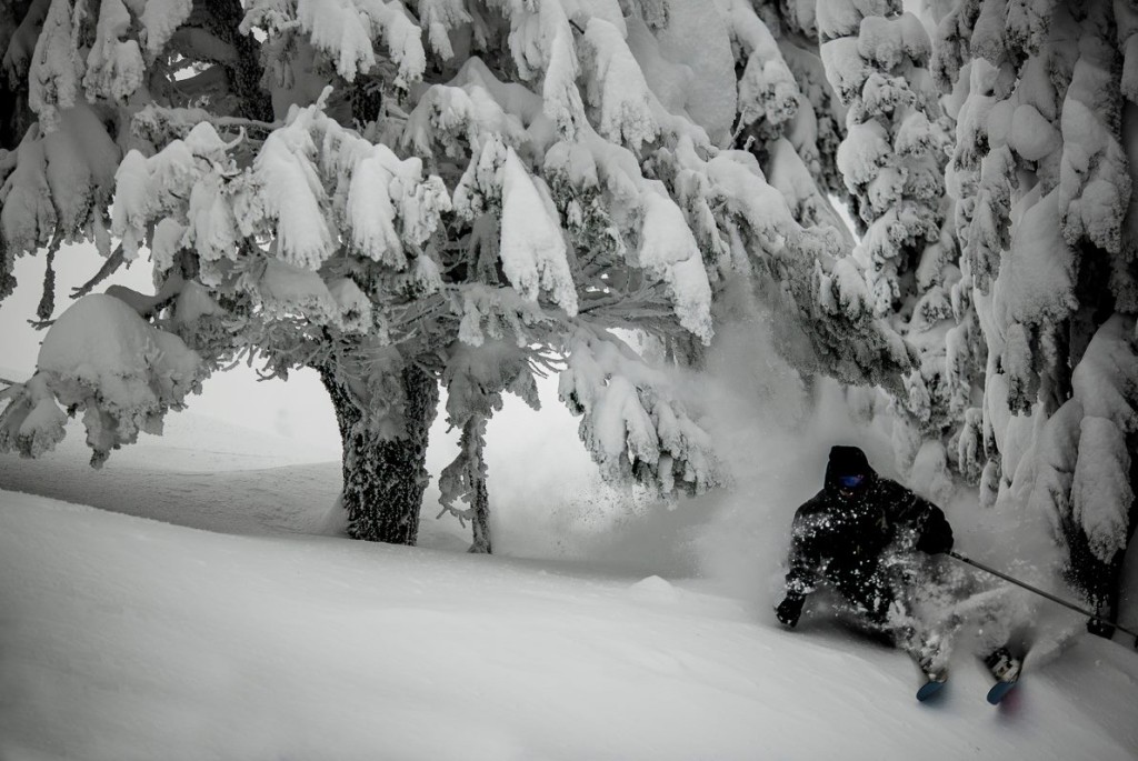 Glenn Anderson Of Skevik Skis Testing His Work... Photo - Matthew Butterworth