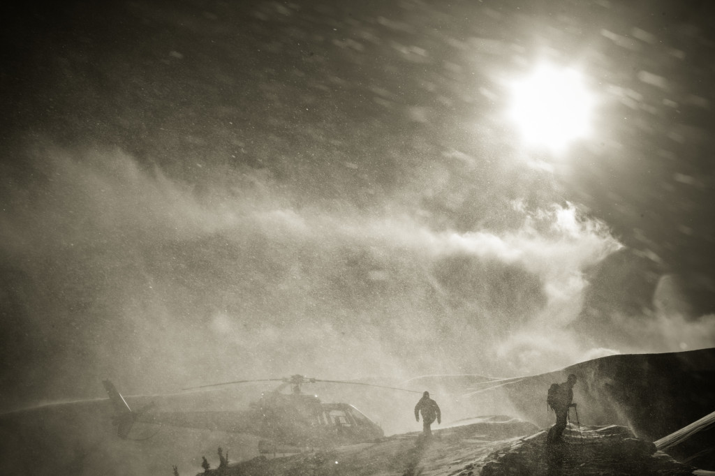 From The Front Lines: Chris Rubens On Last Frontier Heliskiing 4 No Time For Hangovers. Up And At 'Em! Photo: Bryn Hughes