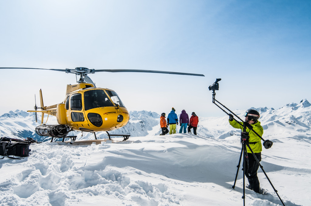 Setting Up A Shot With The &Quot;Actors&Quot; In The Background. Photo: Dave Silver