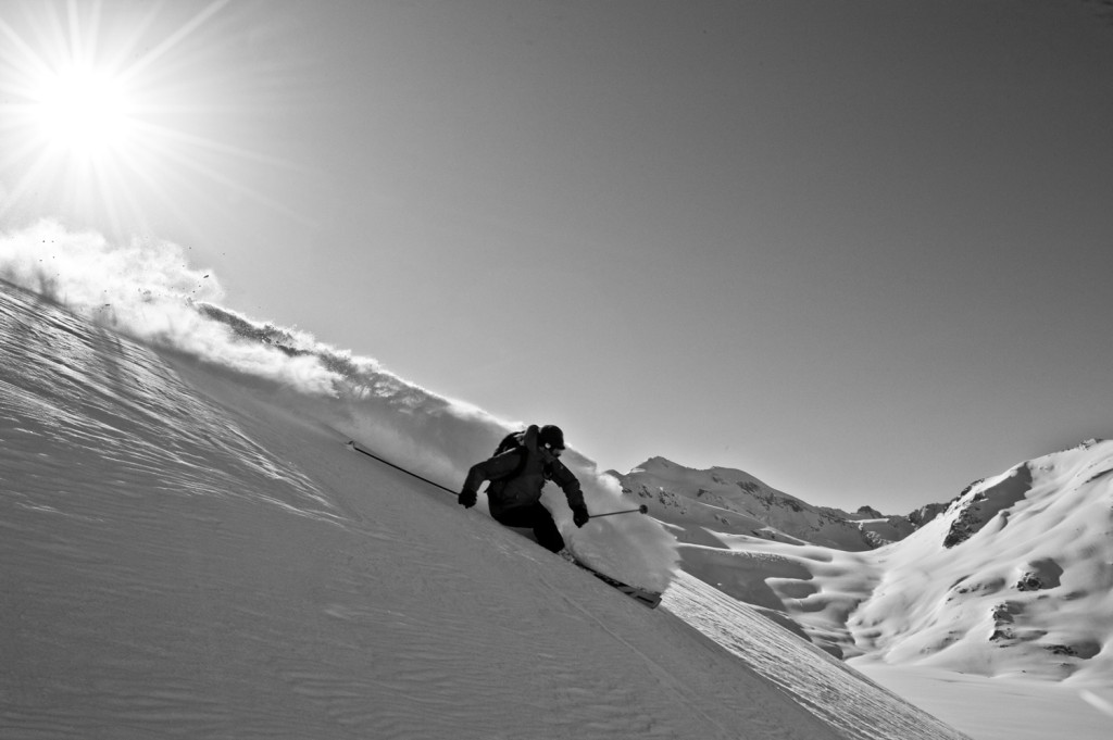 A Little Better Than My First Day On The Hill...shredding Pow At Last Frontier Photo - Dave Silver