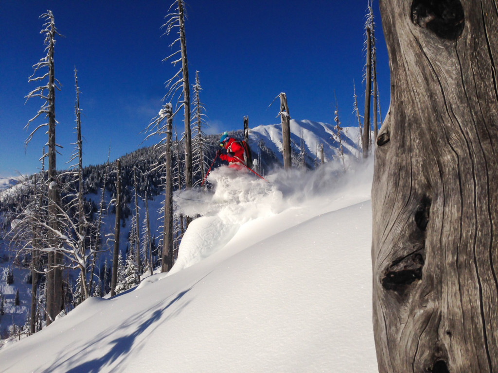 2015 Promo Film - Behind The Scenes 2 Suz Enjoying Some Northern Bc Blower. Photo - Mike Watling