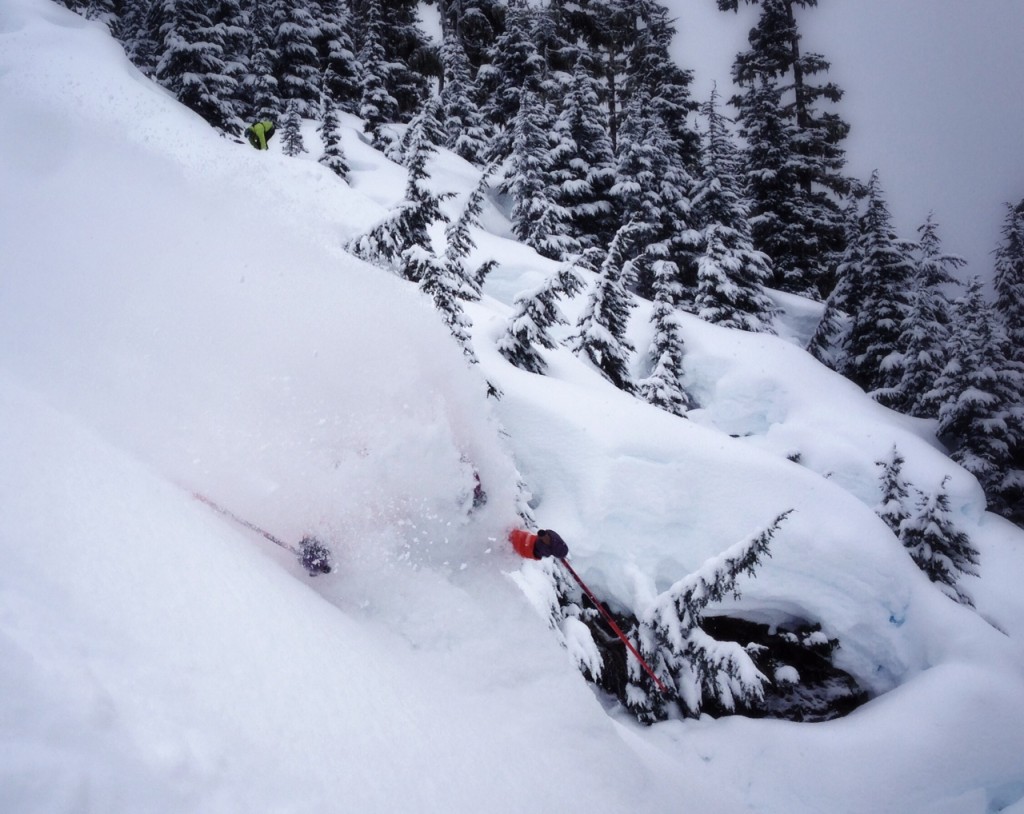 A Daily Occurrence Ski Patrolling In Whistler...well, Maybe Not Daily. Regardless, Good Gloves Are Key When You're Neck Deep In Bc Blower. Photo - Grant Baldwin