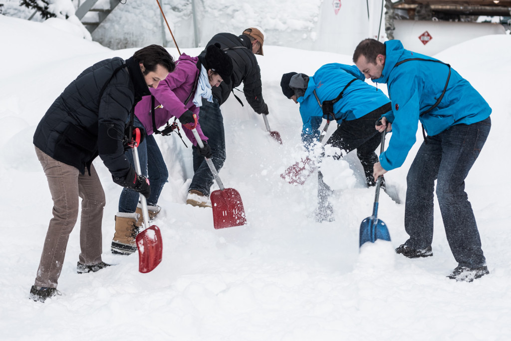 Work Together In The Backcountry To Make Sure That Everyone Is Safe. Photo: Dave Silver