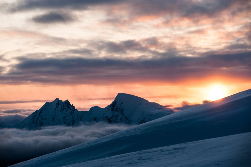 Top 5 Lines Inbounds At Revelstoke Mountain Resort 2 Sort Of Like This Sunset In Last Frontier Terrain. Photo: Dave Silver