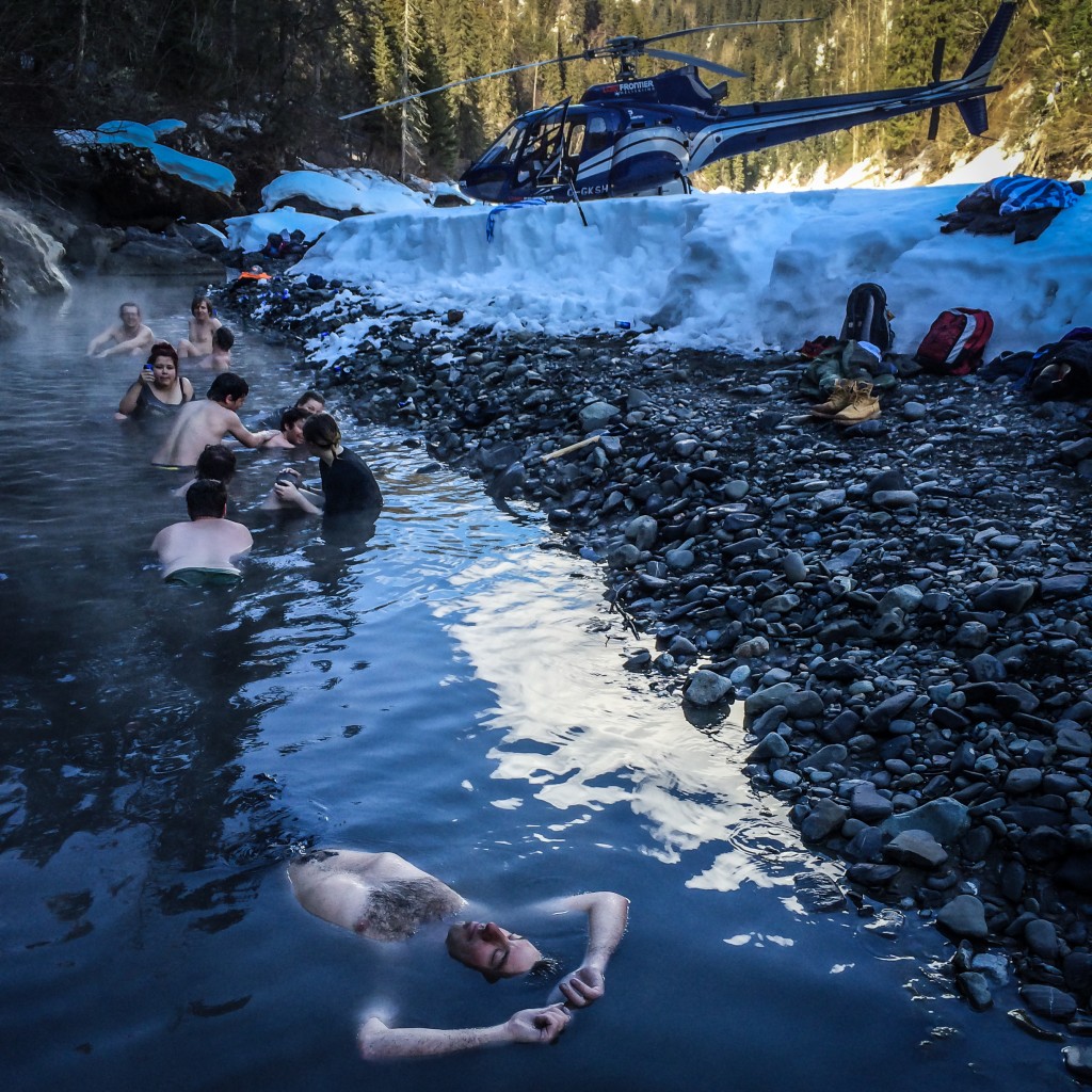 One Of The Less Talked About Perks Of Our Large Tenure...a Hot Soak.  Photo - Michael Brackenhofer
