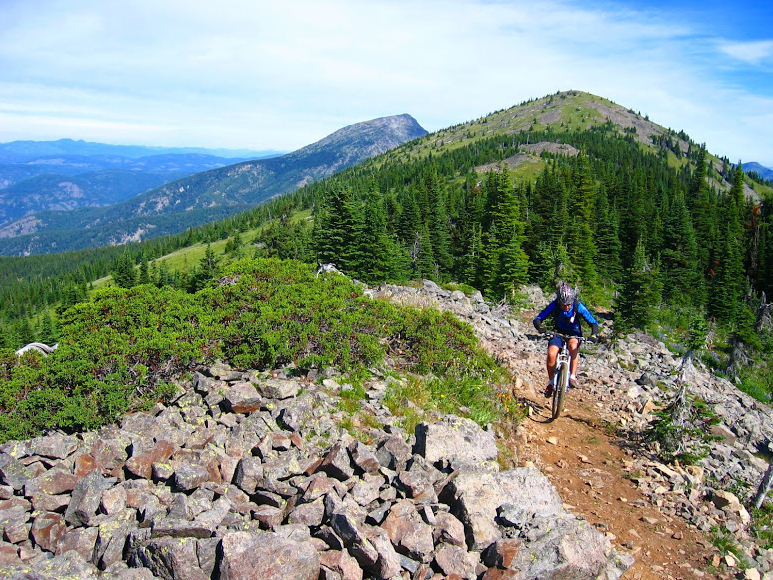 The Seven Summits Trail In Rossland. One Of Bc's Best Rides.  Photo - Rosslandtrails.ca