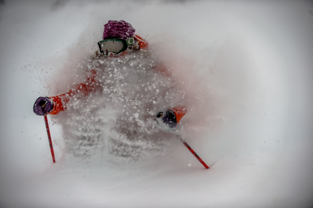 Good Gloves Are Essential. Especially When You're Waist Deep At Last Frontier Heliskiing. Photo - Reuben Krabbe