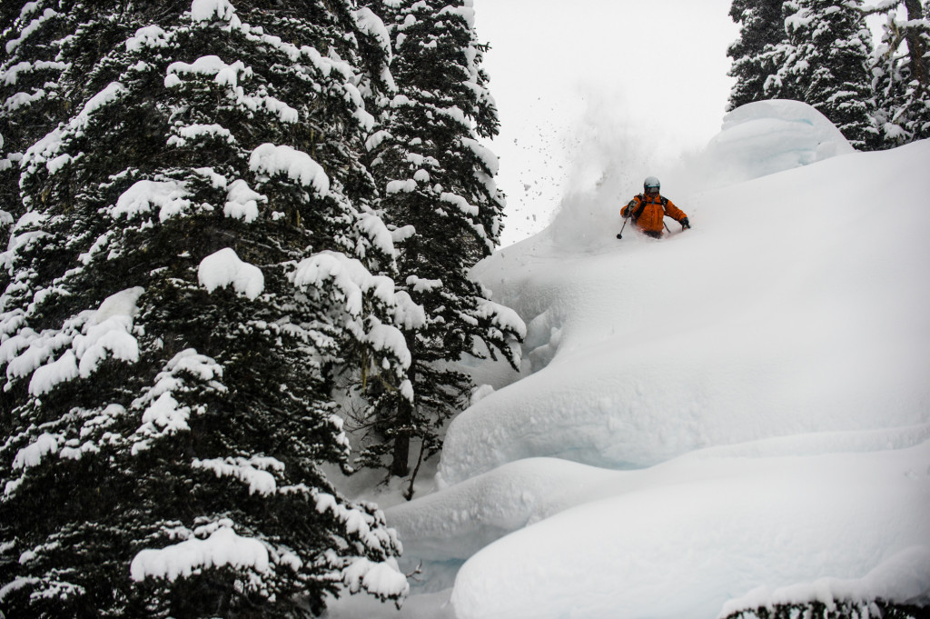 Nothing Like Shredding Deep Pillow Lines... Photo - Reuben Krabbe