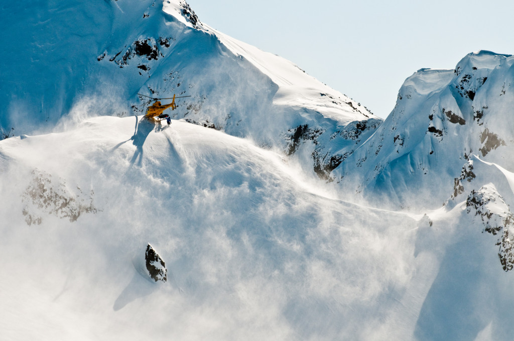 A Day In The Life Of A Heli-Ski Pilot: Understanding Helicopter Safety 1 A Precision Landing In The Mountains. Photo: Dave Silver