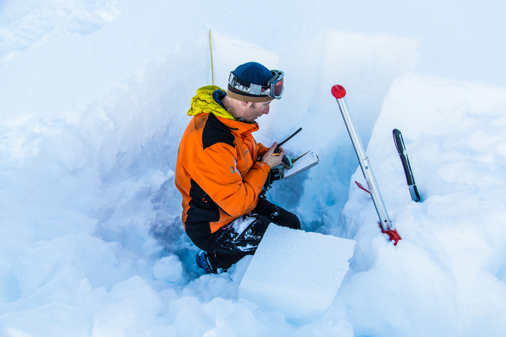 Snow Science, 101 2 Snow Scientist At Work Photo: Steve Rosset