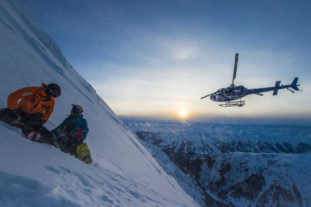 Even Heliskiing There's Some Down Time. Use It Wisely.  Photo - Blake Jorgenson