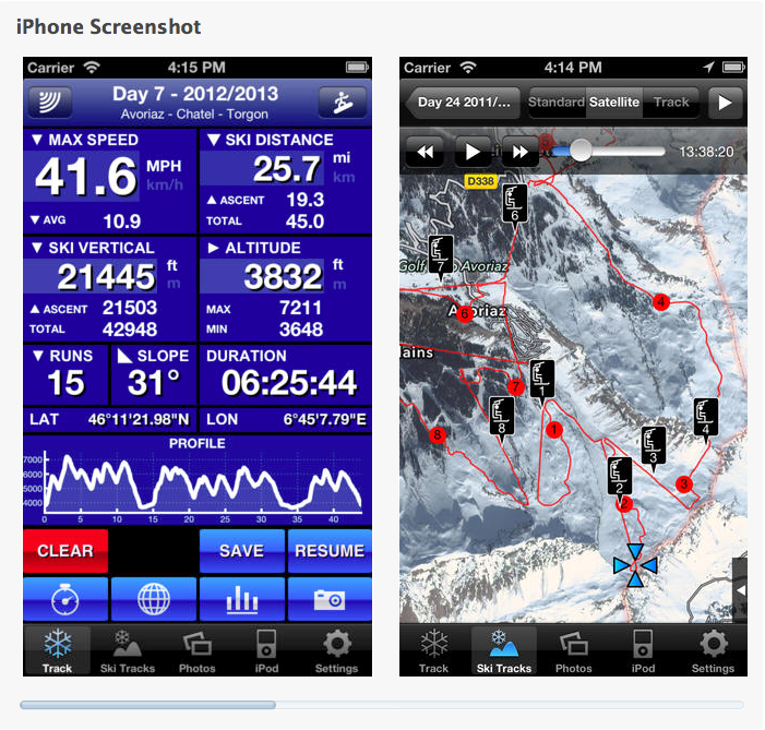 The Best Smartphone Apps For Skiers And Snowboarders 3 Ski Tracks | Photo: Itunes.apple.com