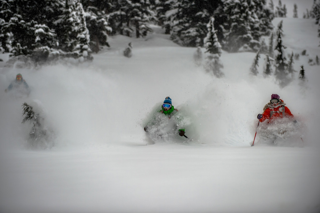 Friends On A Powder Day | Photo: Reuben Krabbe