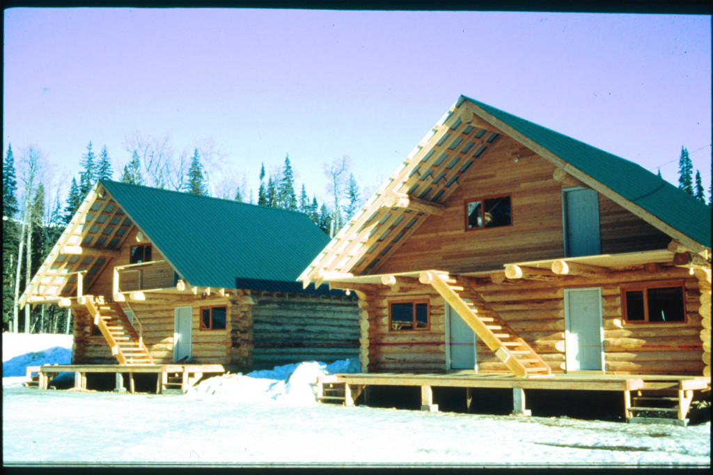 Bell 2 Lodge In The Early Days... Photo - Last Frontier Heliskiing