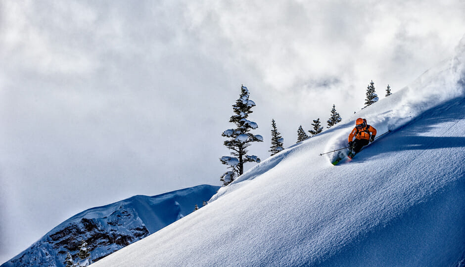 Planet Snow - A Short Film By Last Frontier Heliskiing 3 One Of The Perks Of Being A Guide, Especially When You'Re Skiing With A Couple Of Seasoned Pros. Photo - Grant Gunderson