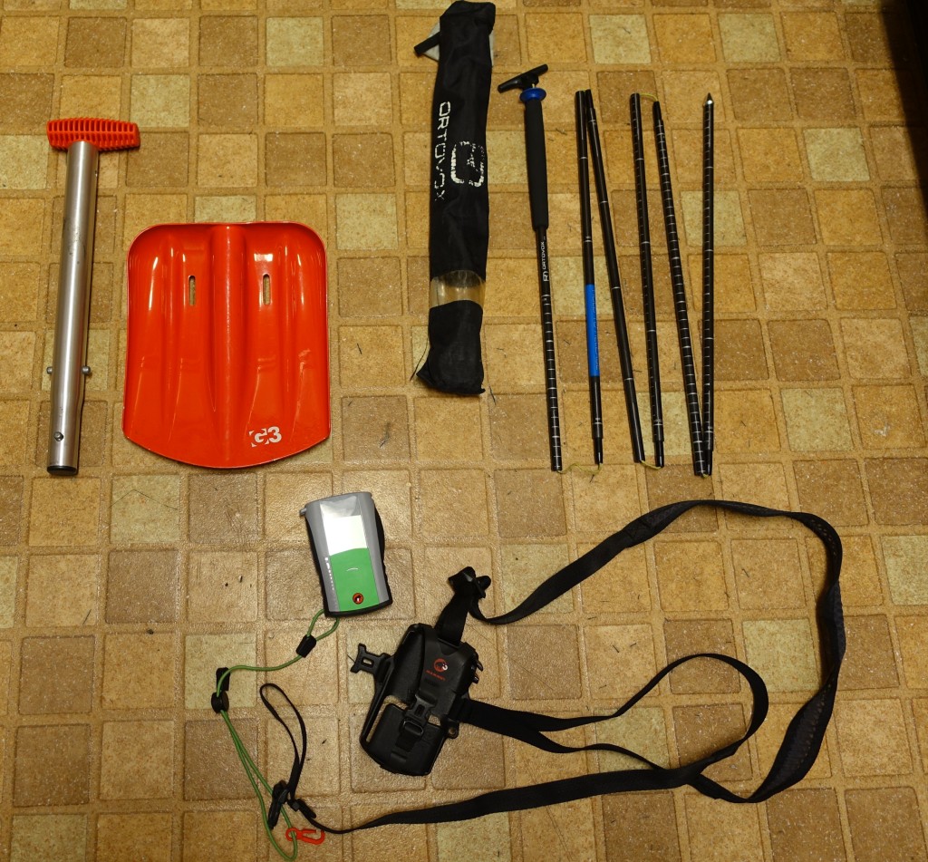 Traveling In Avalanche Terrain - What To Consider 3 What You Need For Traveling In Avalanche Country: A Collapsible Shovel, Probe, And Beacon. With Good Practice, You Should Be Able To Find Your Partner Buried In An Avalanche Using This Equipment | Liam Harrap