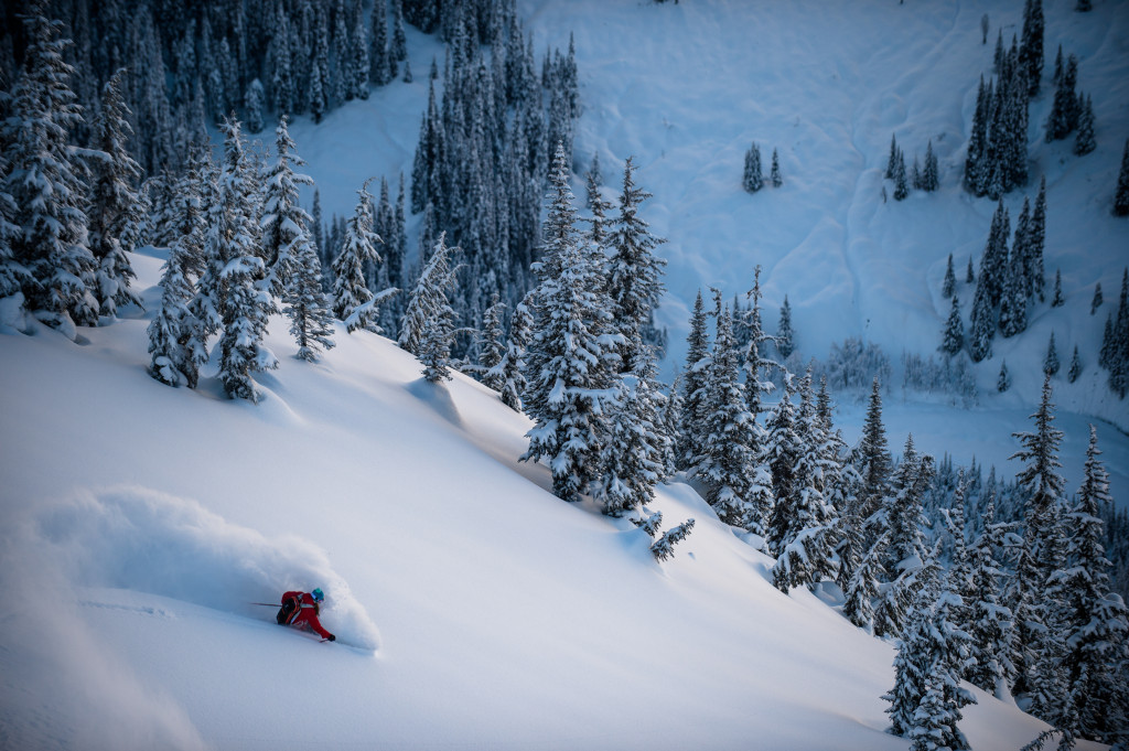 Ripping Some Pow At Ripley. Photo - Reuben Krabbe