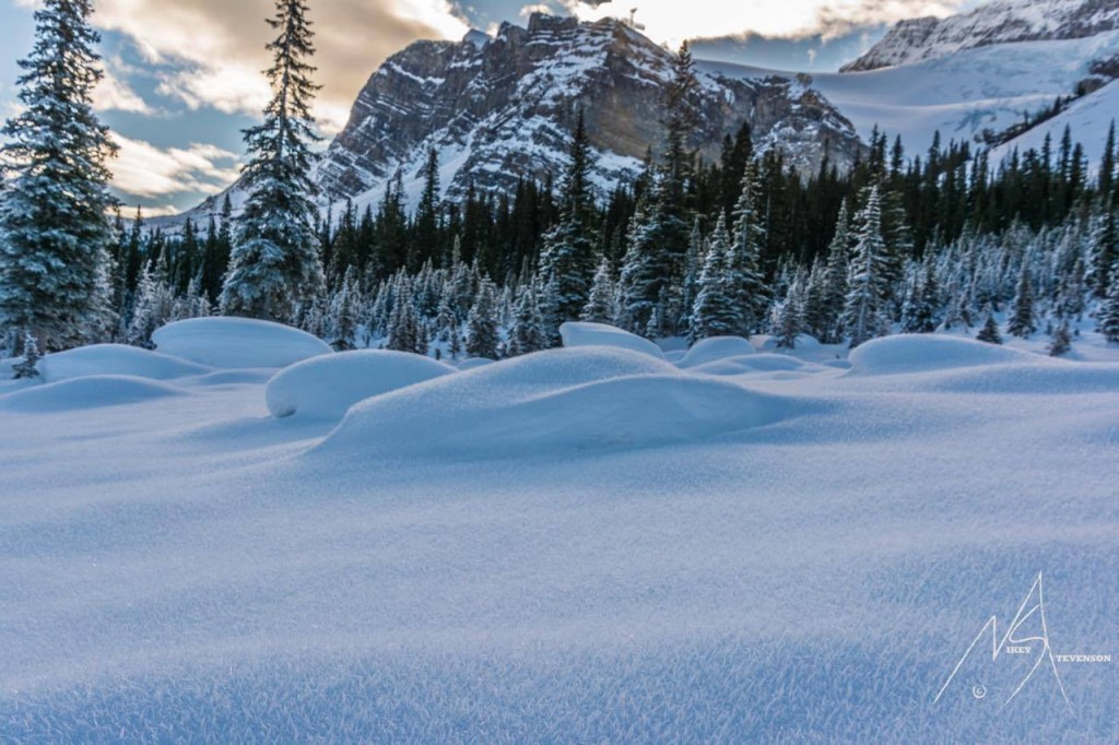 Traveling In Avalanche Terrain - What To Consider 5 Surface Hoar Frost From November In The Rockies. This Layer Can Cause Problems Later On In The Season, As Snow Builds On Top Of This Weak Layer That May Act Similarly To Marbles | Photo Mikey Stevenson