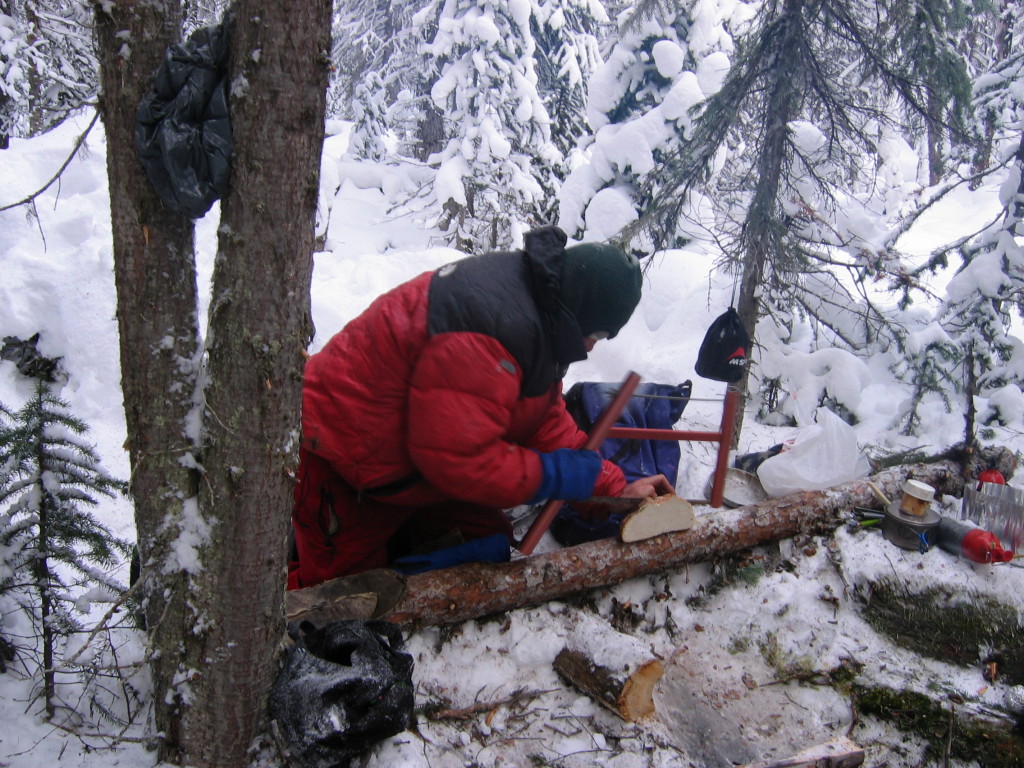 Many Items Freeze Solid In Frigid Temperatures. Turns Out The Saw Makes An Excellent Bread Slicer | David Harrap