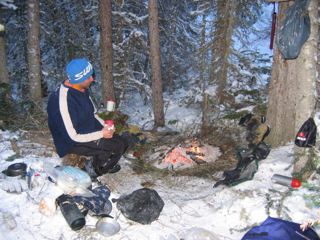 The Basics For Winter Camping 2 Life In Winter Is Dark. Fire Provides Light, Warmth, And Cheer | David Harrap
