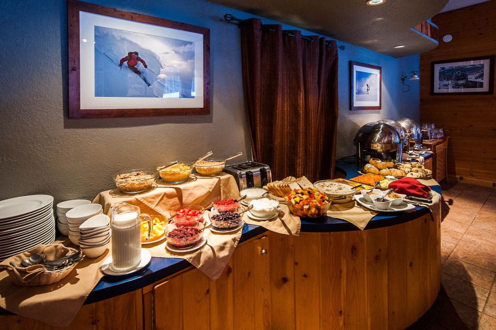 The Famous Breakfast Buffet At Bell 2 Lodge. Photo - Dave Silver