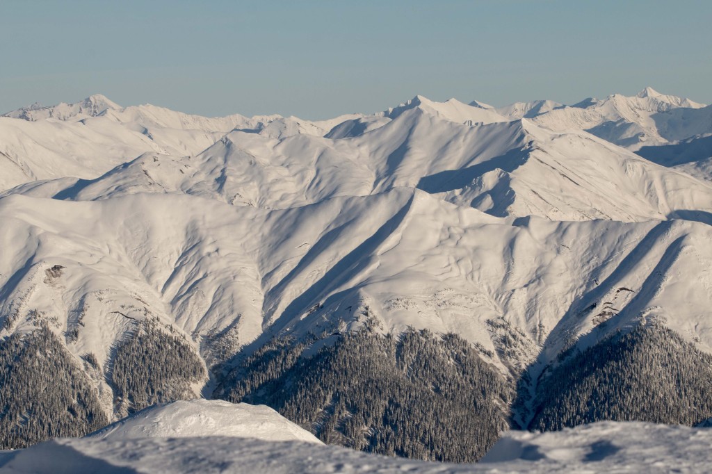 The Skeena Mountains Have Put Their Winter Coat On. Photo - Aurelien Sudan 