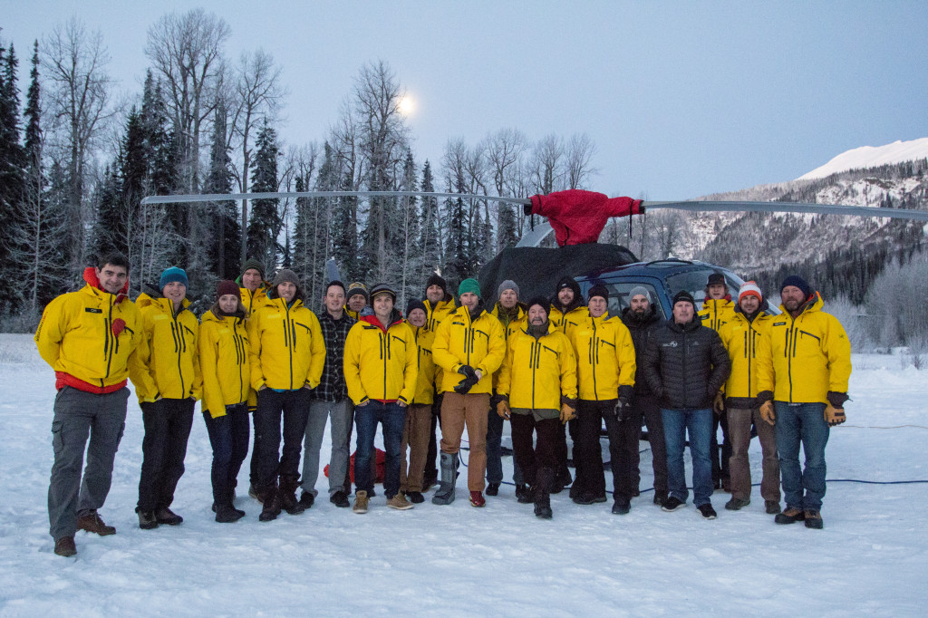 Last Frontier Heliskiing Ski Guide Training 9 The Guide &Amp; Pilot Crew For 2017. Photo - Aurelien Sudan