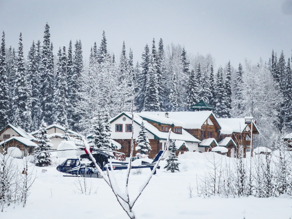 Winter At Bell 2 Lodge In Northern Bc On The Stewart Cassiar Highway