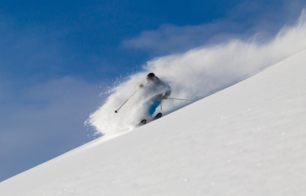 Taking Photos On A Heliski Trip - Some Pointers 5 Andre Ike Getting His Powder Moves On. Photo - Vince Shuley
