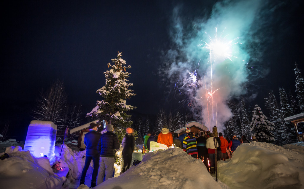 A Little Post Dinner Celebrating.  Photo - Steve Rosset