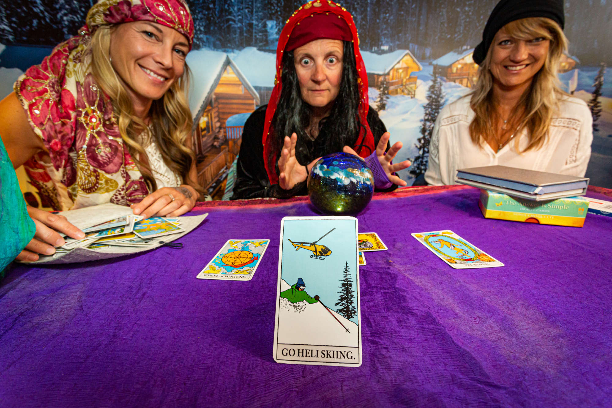 Heli Skiing Tarot Card Reading